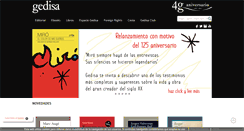 Desktop Screenshot of gedisa.com